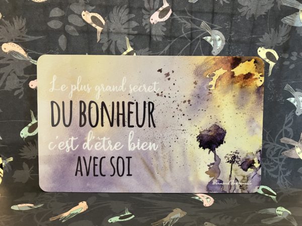 Planche à pain " Bonheur"