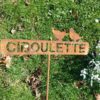 Les Petits mots du potager - CIBOULETTE
